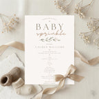 Minimal Neutral Baby Sprinkle preview 1