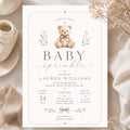 Teddy Bear Baby Sprinkle Invitation Template preview 1