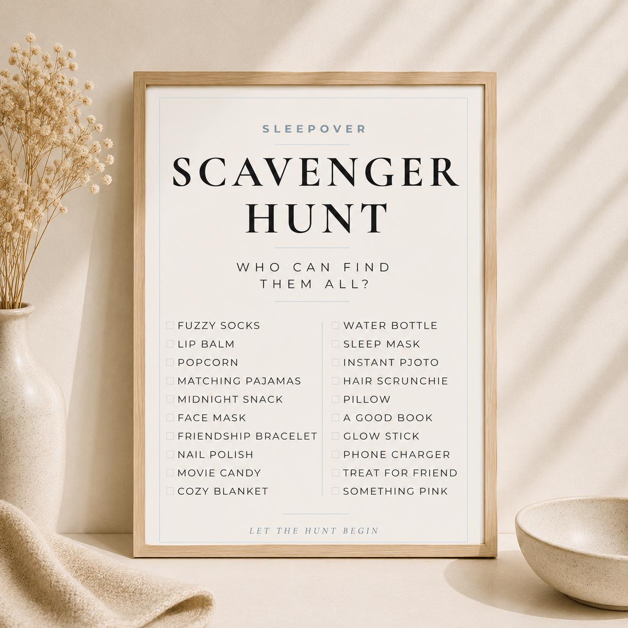Sleepover Scavenger Hunt preview 3