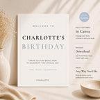 Birthday Welcome Board preview 1