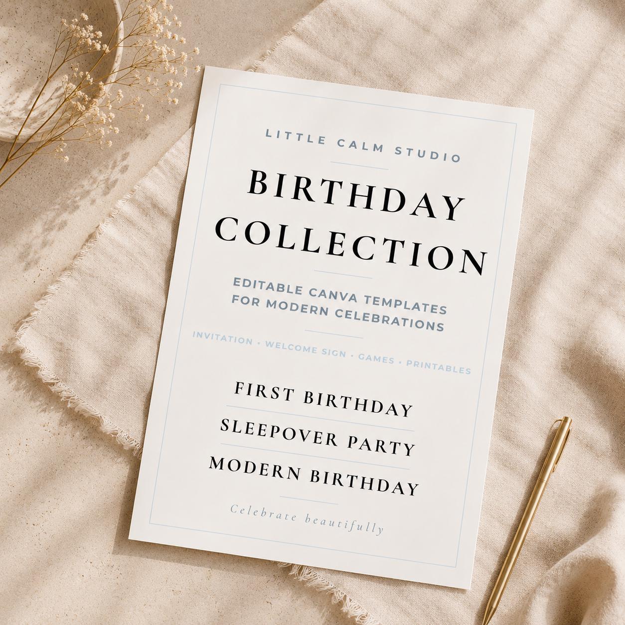 Modern Birthday Bundle preview 1