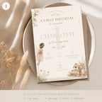 Little Fairy Birthday Invitation Template preview 2