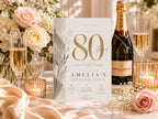 80th Birthday Invitation Template preview 3