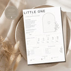 First Birthday Milestone Board Bundle Template preview 1