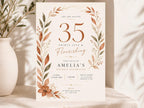 35th Birthday Invitation Template preview 2