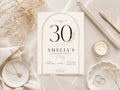 30th Birthday Invitation Template preview 1