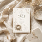 Our Nest Grows Again Baby Sprinkle Invitation preview 5