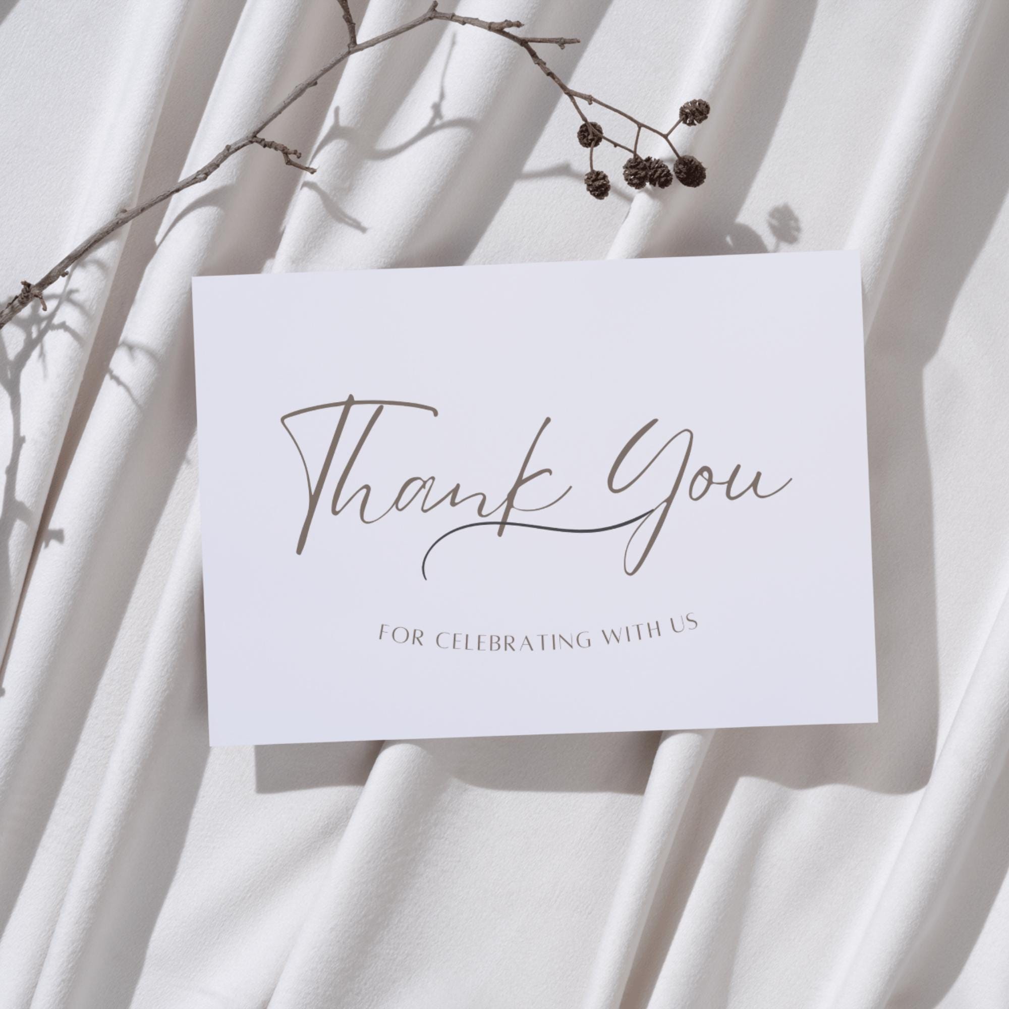 Cute Cozy Thank You Card Template preview 6