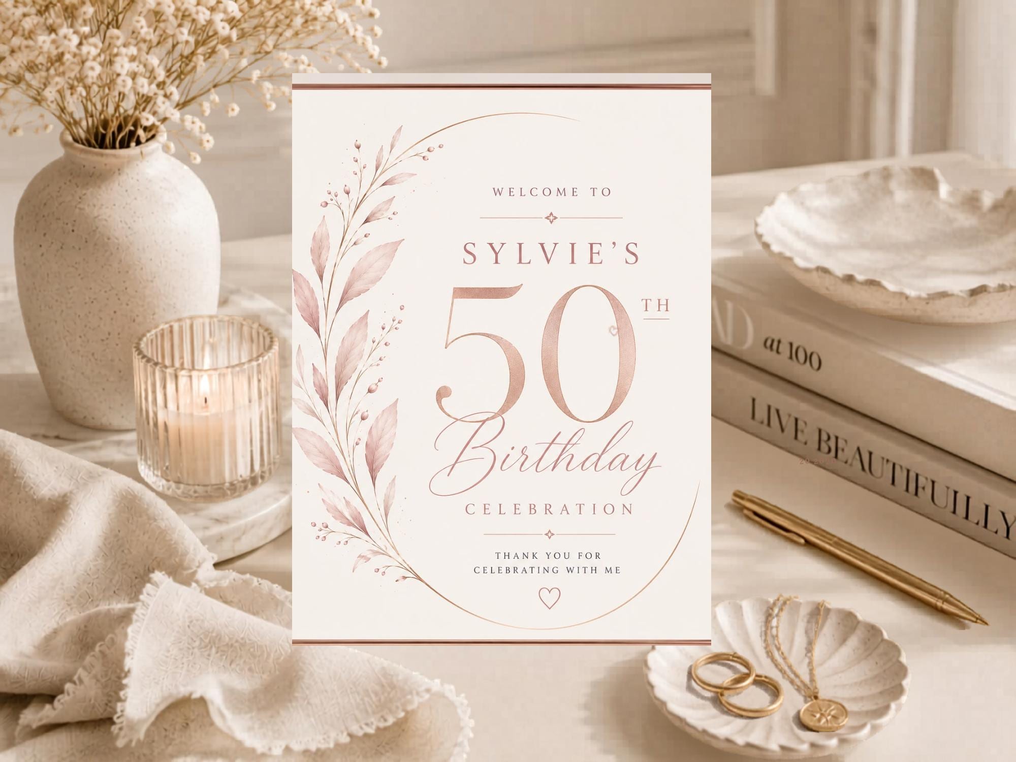 50th Birthday Bundle Template preview 6