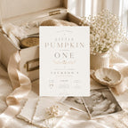 Little Pumpkin First Birthday Invitation preview 4