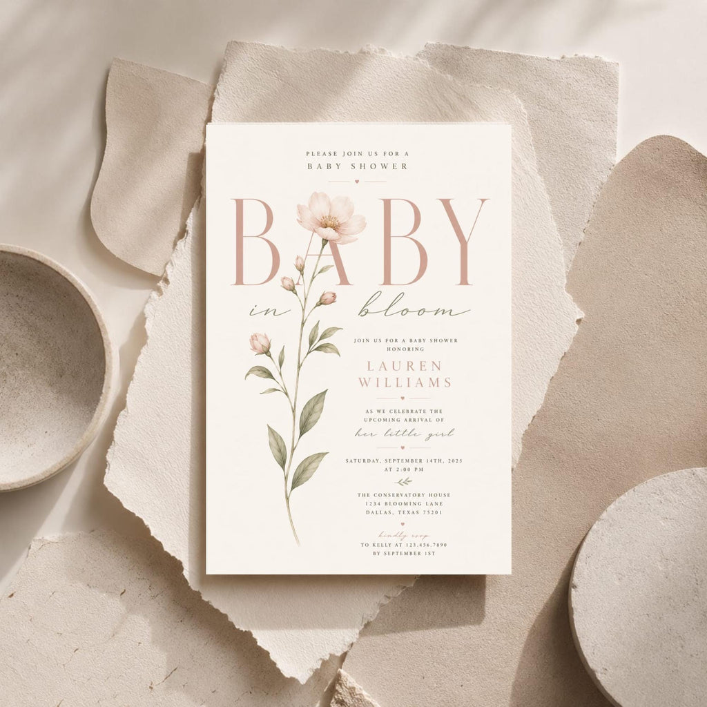 Daisy First Birthday Invitation preview 1