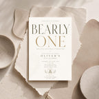 Teddy Bear First Birthday Invitation preview 1