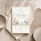 Safari First Birthday Invitation preview 1
