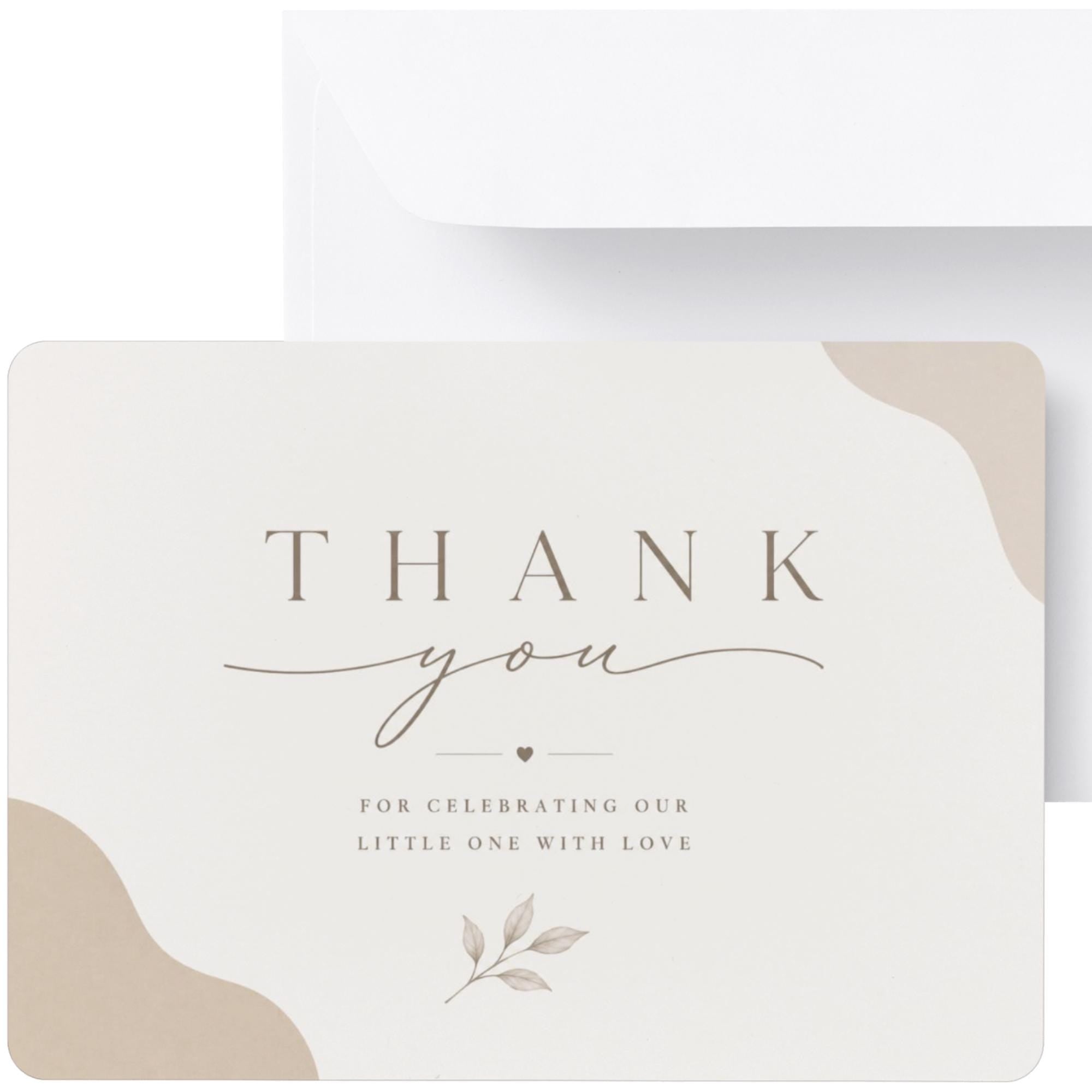 Sweet Thank You Card Template preview 3