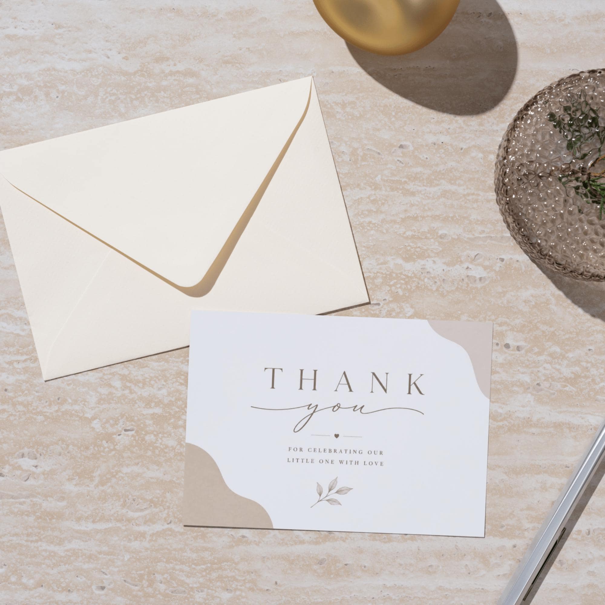 Sweet Thank You Card Template preview 5