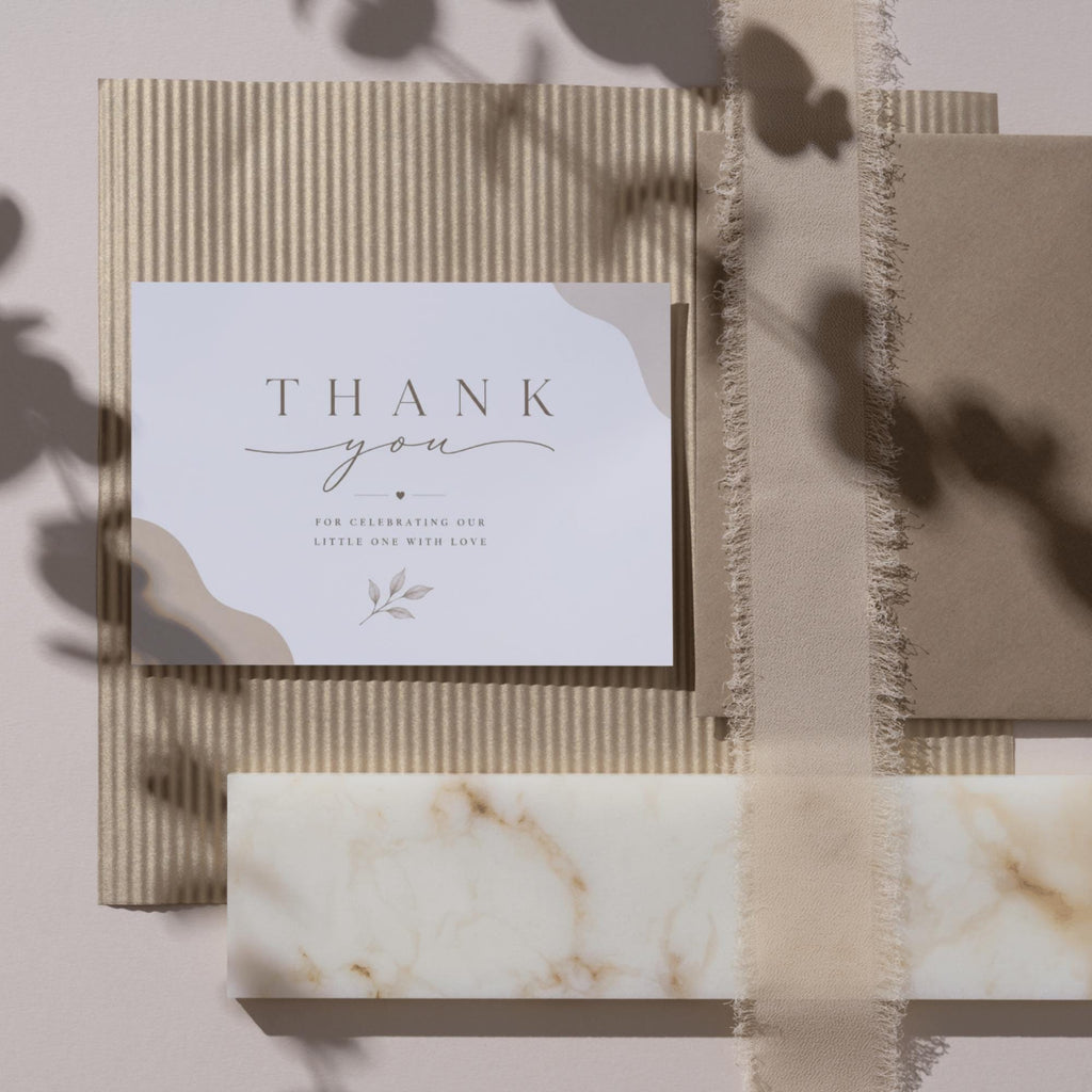 Sweet Thank You Card Template preview 6