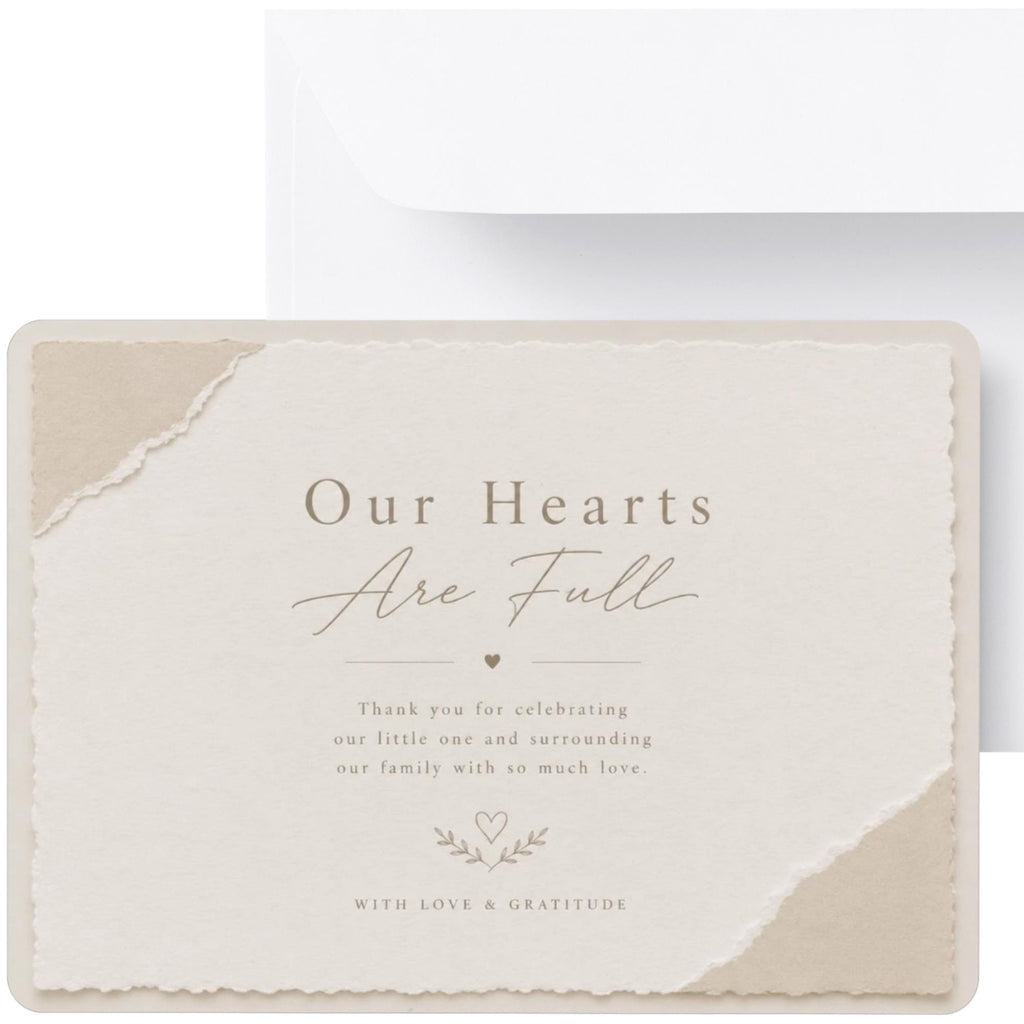 Luxury Baby Thank You Card Template preview 2
