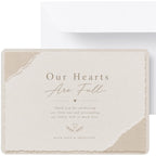 Luxury Baby Thank You Card Template preview 2