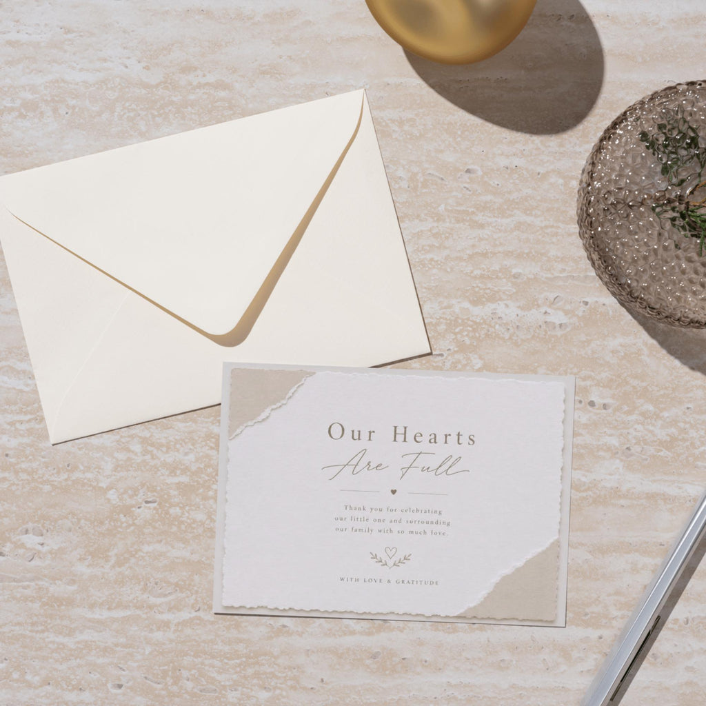 Luxury Baby Thank You Card Template preview 5