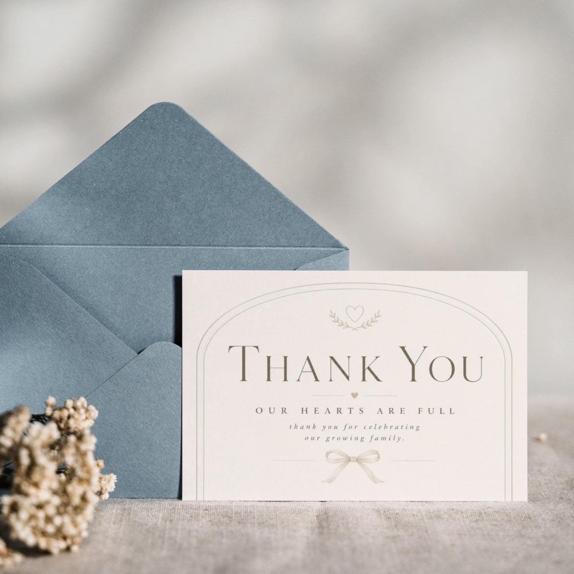 Cute Kids Thank You Card Template preview 3
