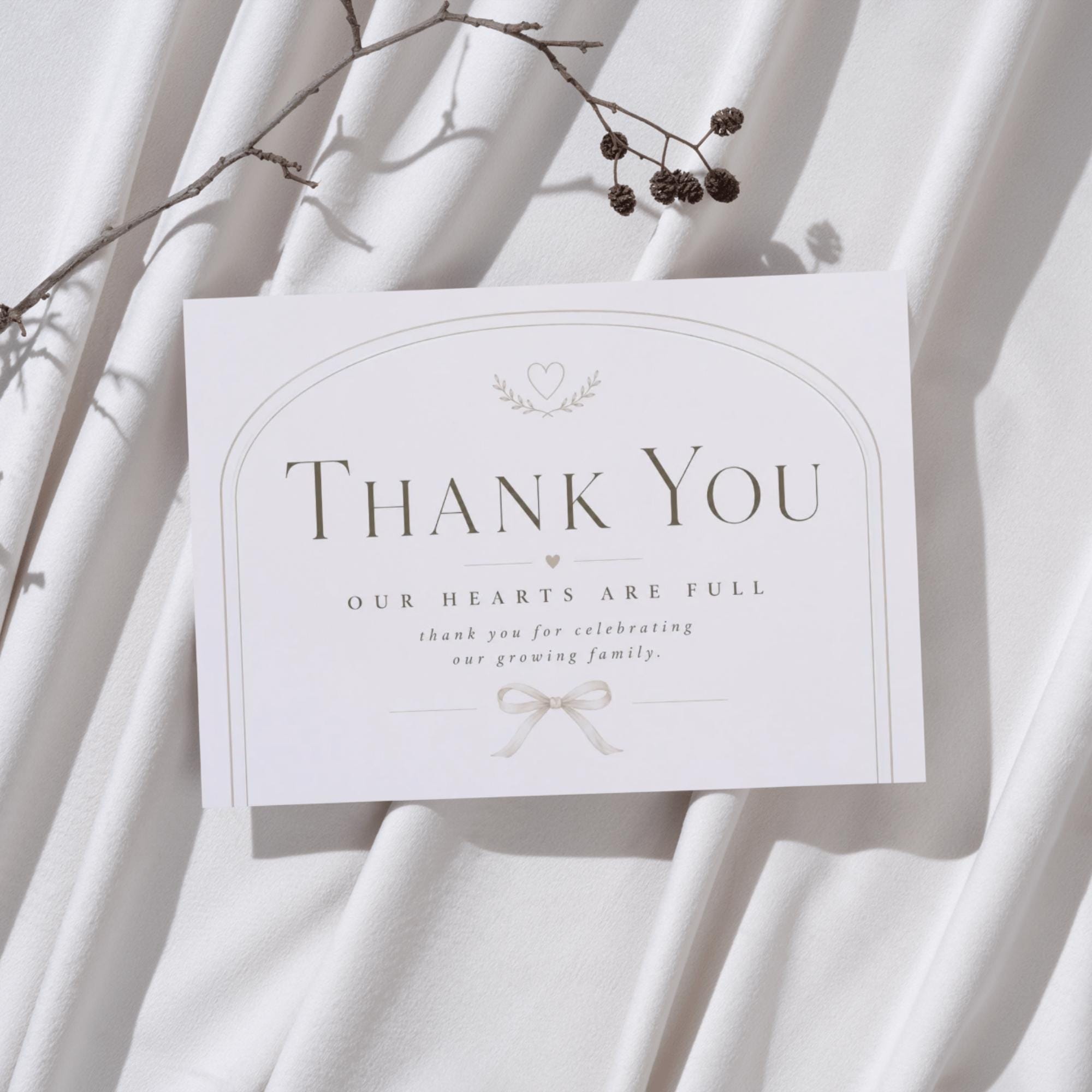 Cute Kids Thank You Card Template preview 4