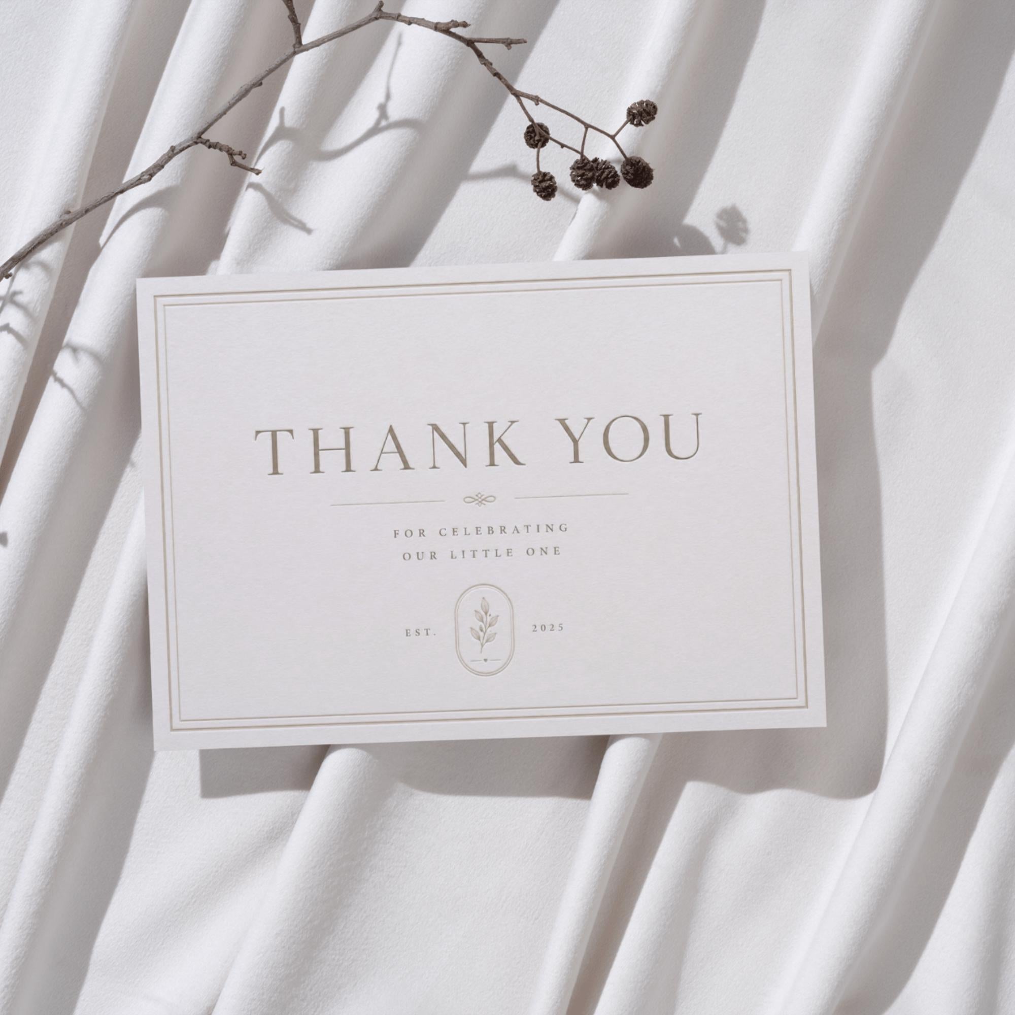 Modern Thank You Card Template preview 4
