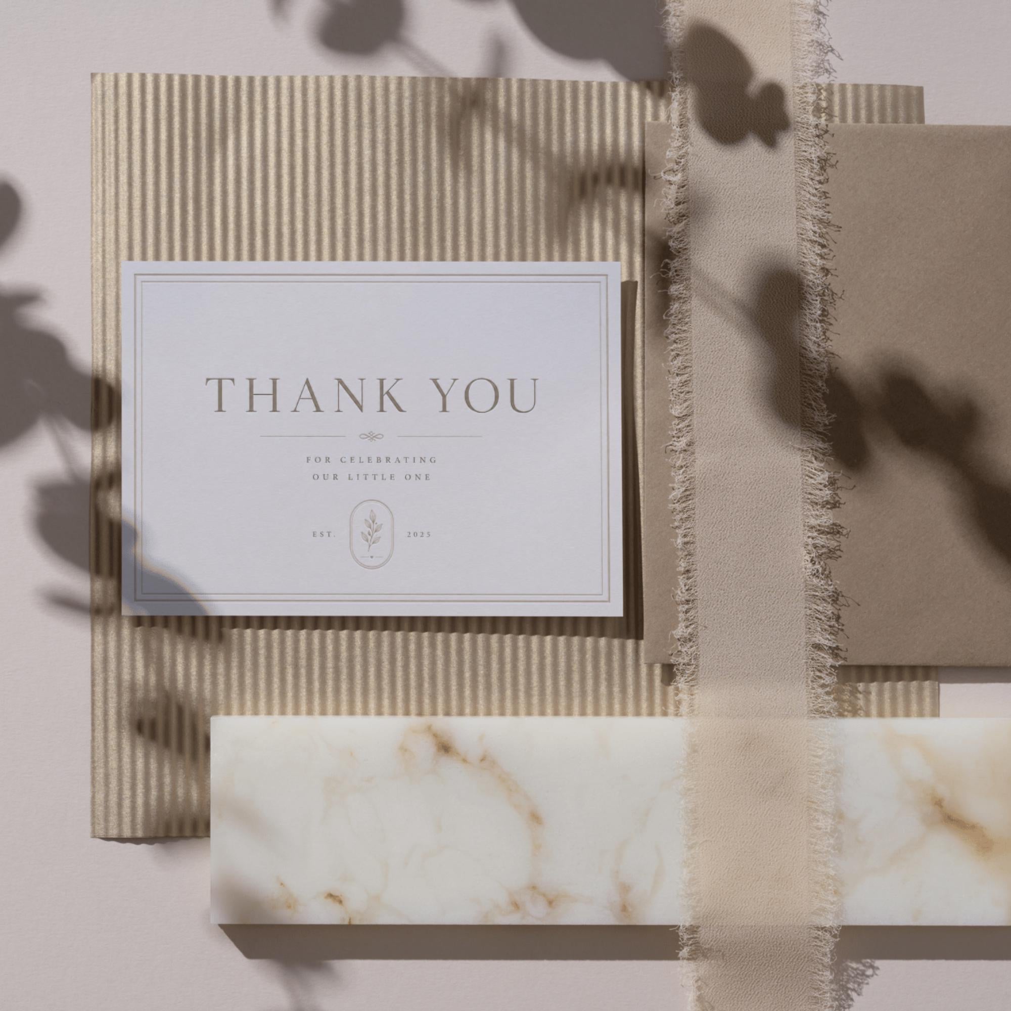 Modern Thank You Card Template preview 6