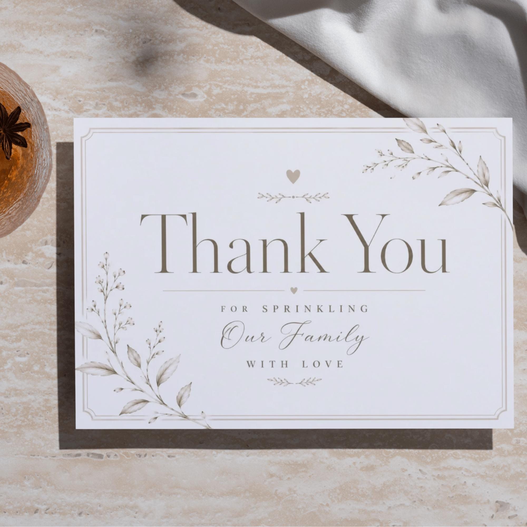 Warm and emotional Thank You Card for Kids preview 4