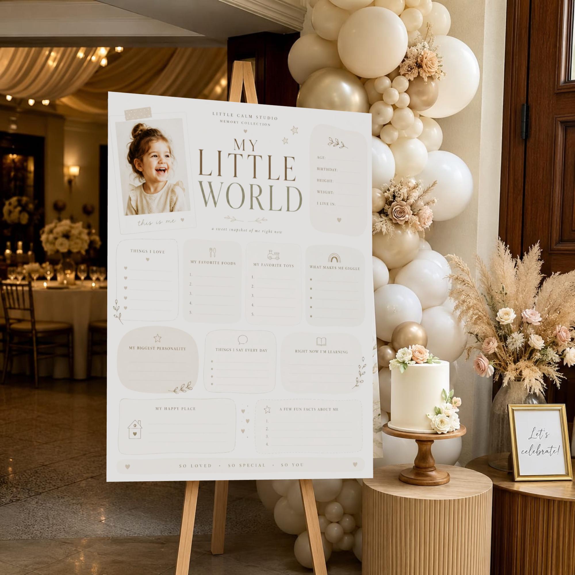 My Little World Milestone Board preview 5