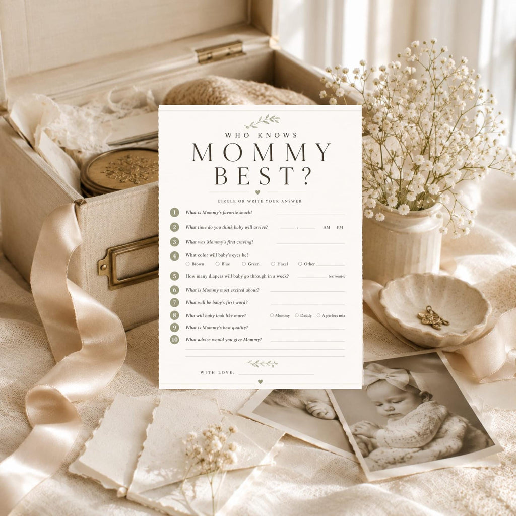 Who Knows Mommy Best Baby Sprinkle Sign preview 6