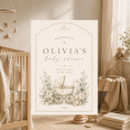 Baby Shower Welcome Sign Template preview 3