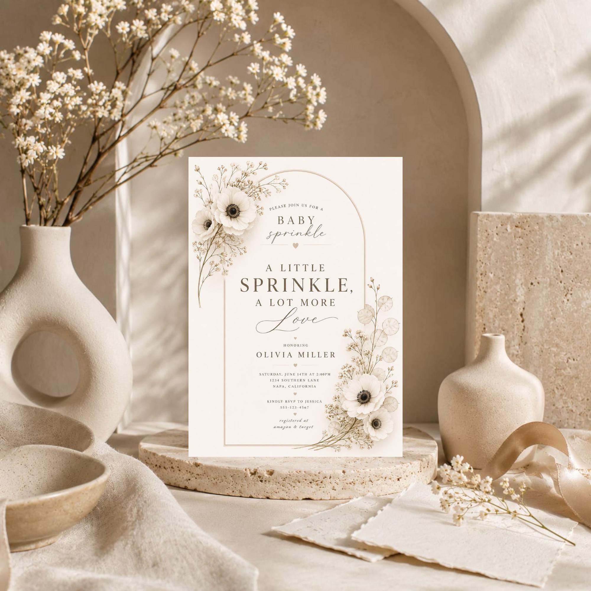 Baby Sprinkle Invitation preview 3