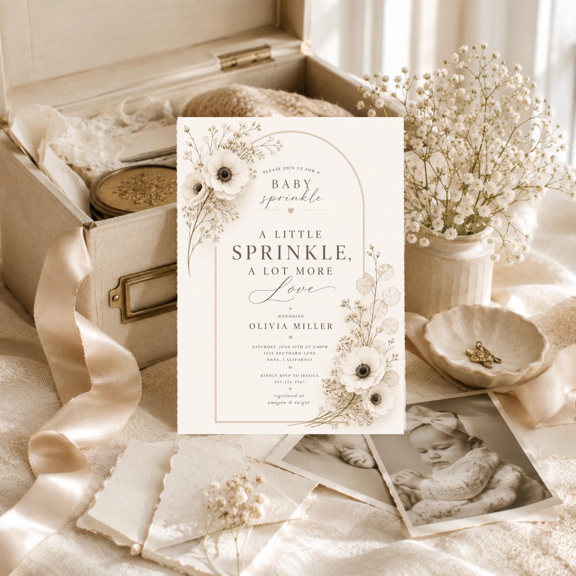 Baby Sprinkle Invitation preview 4