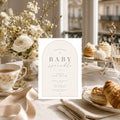 Boho Minimal Arch Baby Sprinkle Invitation preview 1