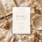 Boho Minimal Arch Baby Sprinkle Invitation preview 6