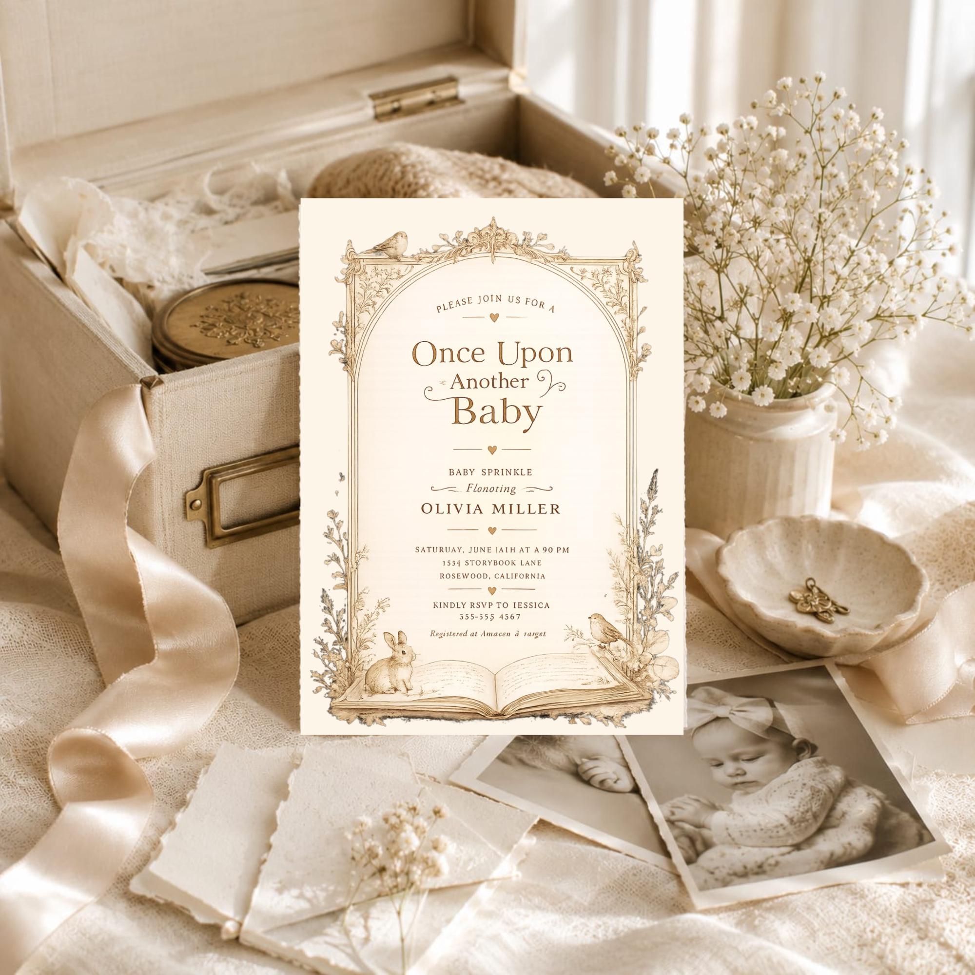 Storybook Baby Sprinkle Invitation preview 4