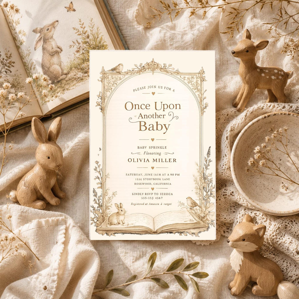 Storybook Baby Sprinkle Invitation preview 6