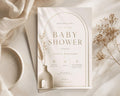 Minimalist Baby Shower Invitation Template preview 1