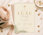 Luau Party Invitation Template preview 7