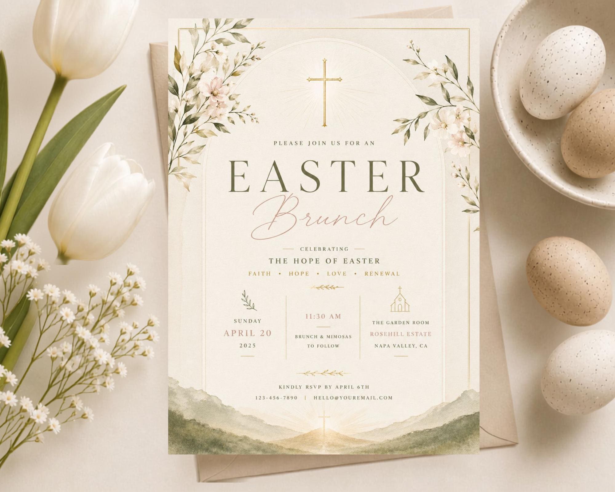 Easter Invitation Template preview 2