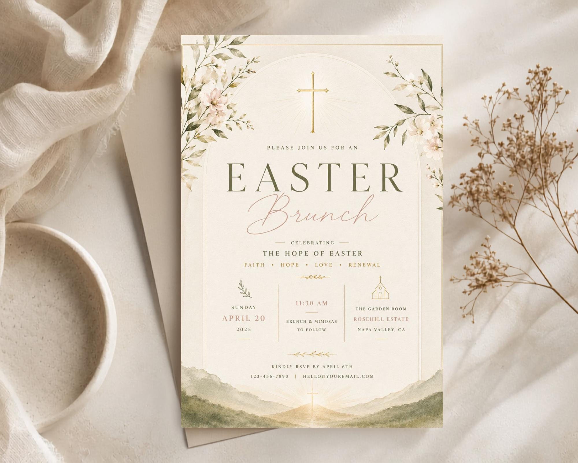 Easter Invitation Template preview 3