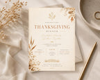 Thanksgiving Invitation Template preview 6