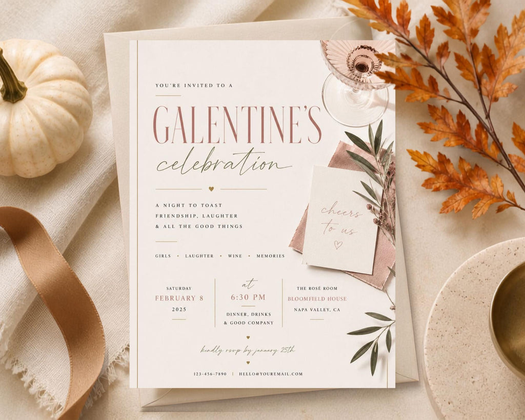 Galentines Invitation Template preview 6