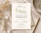 Funeral Invitation Template preview 7