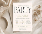 Elegant Party Invitation Template preview 4
