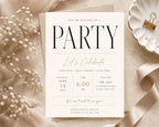 Elegant Party Invitation Template preview 5