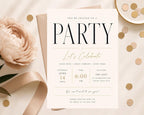 Elegant Party Invitation Template preview 7