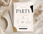 Acrylic Invitation Template preview 3