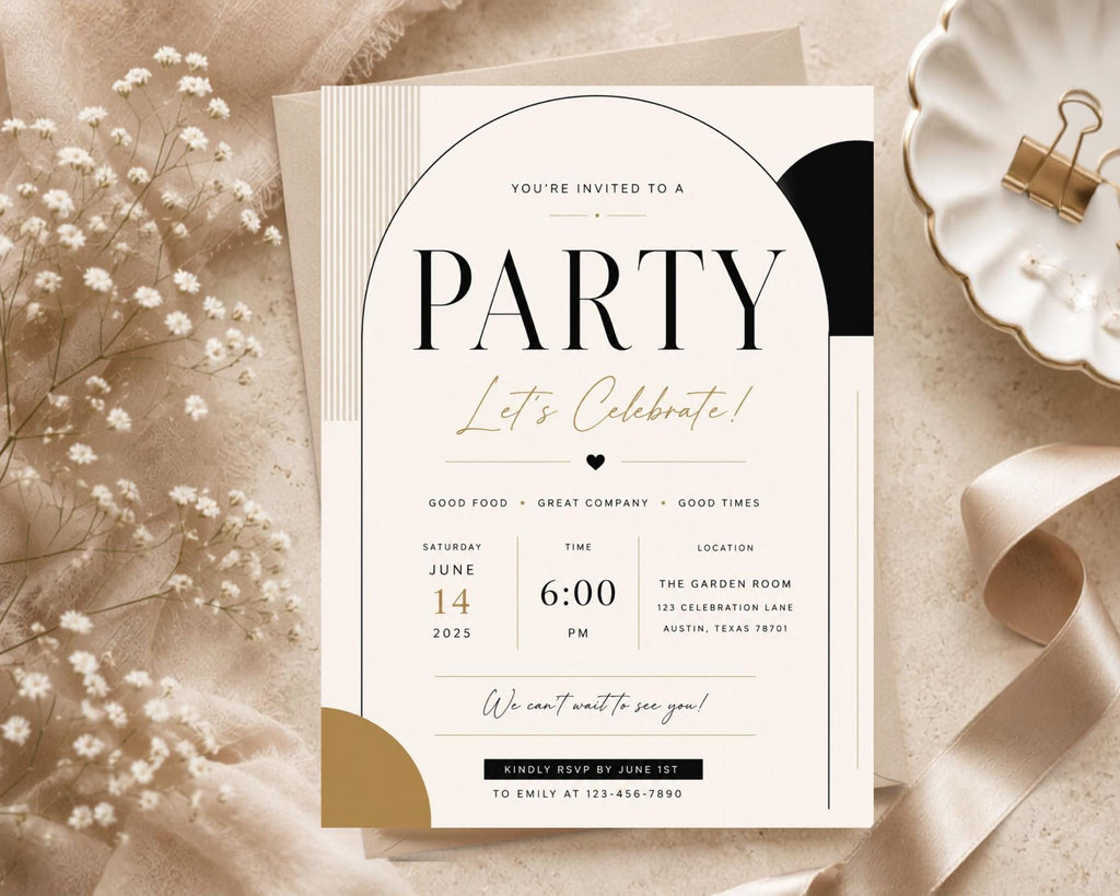 Acrylic Invitation Template preview 5