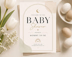 Botanical Baby Shower Welcome Sign preview 2